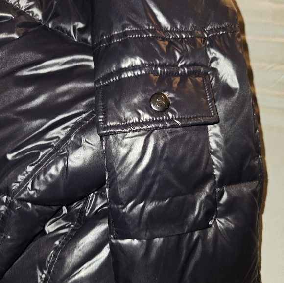 PARKA Sam New York S13 Navy Goose Down Fur Hood Size XS - Picture 11 of 11